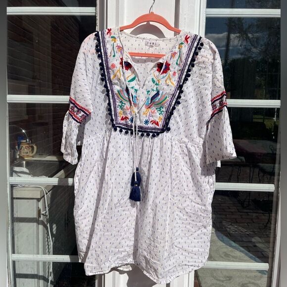 THML Cotton Embroidered Tunic - Picture 2 of 7